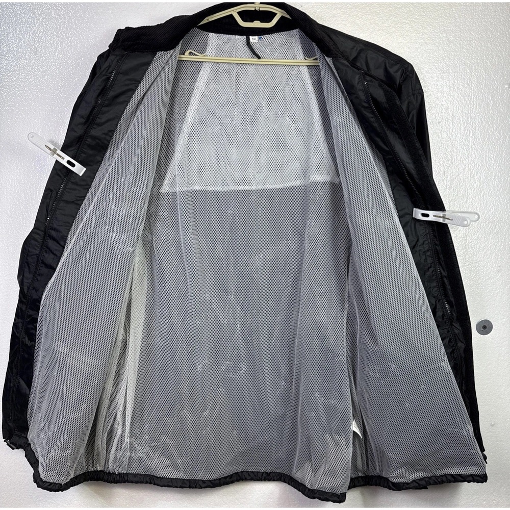 Motoboss Motorcycle Riding Jacket Mens 5XL Reflective Adjustable Waterproof - Picture 6 of 12